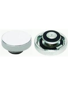 Chrome Aluminum Radiator Cap Plain RACING POWER CO-PACKAGED R5011