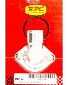 WATER NECK PONTIAC POLISHED ALUMINUM RACING POWER CO-PACKAGED R6014