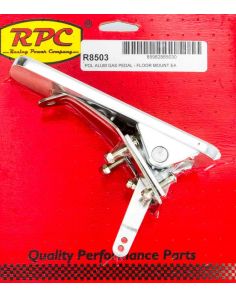 Gas Pedal Polished Alum  RACING POWER CO-PACKAGED R8503