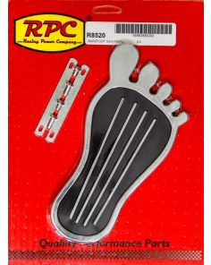 Gas Pedal Barefoot Chrom Steel RACING POWER CO-PACKAGED R8520