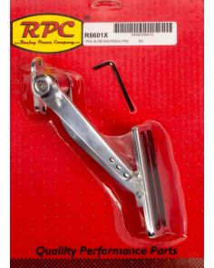 Polished Alum Pad Alum Arm Gas Pedal RACING POWER CO-PACKAGED R8601X