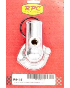 BBF Steel Water Neck Chrome RACING POWER CO-PACKAGED R9415