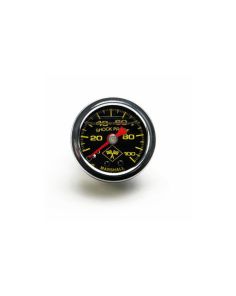 0-100 PSI Fuel Pressure Gauge Blk Face/Chrm Case RUSSELL 650320