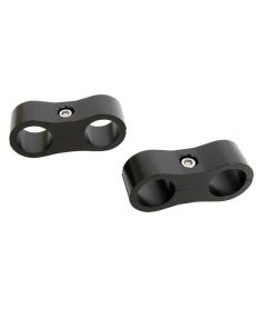 6an Hose Separator - 2pk Black Anodized RUSSELL 654303