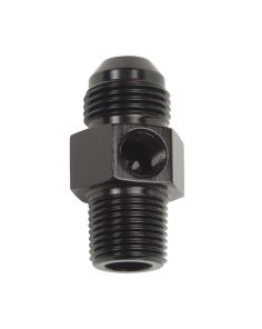P/C #8 to 3/8 NPT Str Adptr Fitting w/ 1/8 NPT RUSSELL 670083