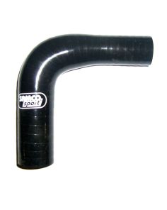 1-1/2in to 1-3/8in 90Deg Reducer Elbow Black SAMCO SPORT RE90/38-35(BLACK)