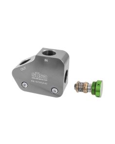 Billet Alm. Oil Cooler Adapter GM LS Engines SETRAB OIL COOLERS 18-TOTLS-22