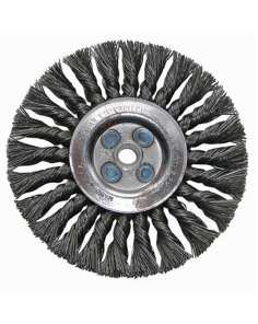 4" Straight Knotted Wire Wheel