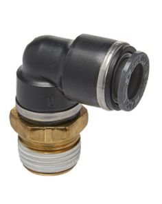 S.U.R & R ABE340 Male Elbow 3/8" Tube X 3/8" NPT (2)