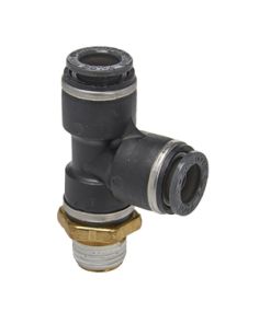 S.U.R & R ABT330 Male Run Tee 3/8" Tube X 1/4" NPT (2)