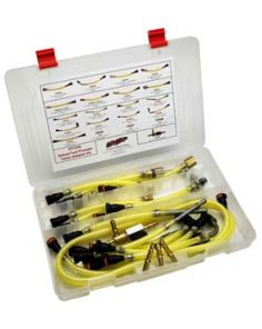 S.U.R. And R Auto Parts FPT290 Deluxe Fuel Pressure Tester Adapter Kit