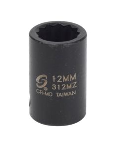 3/8 in. Drive 12-Point 12 mm Impact S Sunex 312MZ