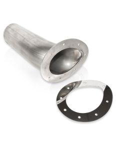 Through body Exhaust Tip Teardrop Style 3in Inlet STAINLESS WORKS ST2811