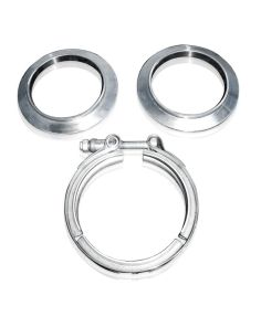 V-band kit  3-1/2in Kit Includes Clamp & Flanges STAINLESS WORKS VBC35