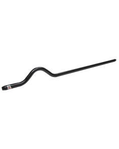 S-Bend Chromoly Steering Rod 50 in Black Ti22 PERFORMANCE TIP3101-50