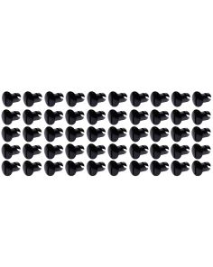Oval Head Dzus Buttons .500 Long 50 Pack Black Ti22 PERFORMANCE TIP8102-50