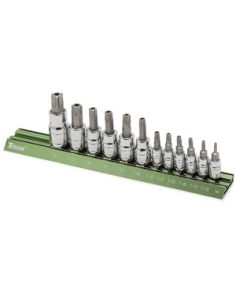 Titan 16121 12 Piece Tamper Resistant Torx Bit Set