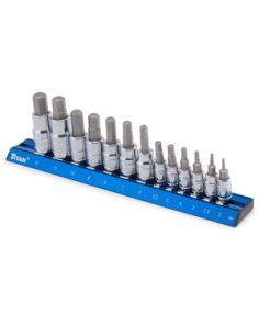 13 Piece Metric Hex Bit Socket Set TITAN  16124
