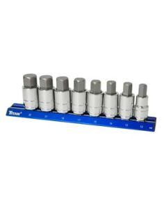 7 Piece Metric Large Hex Bit Socket Set TITAN  16131
