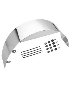 5.5 in Wide Chrome Fan Shroud TRANS-DAPT 9454