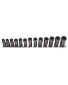 Turbosocket TSCD3813B 13 Piece 3/8" Drive Deep Turbo Socket SAE/ Metric Set