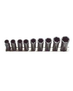 9 Piece 3/8" Drive Deep Metric Turbo Socket Set