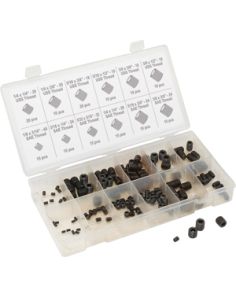 160 Piece  SAE Hex Head Set Screw Assortment