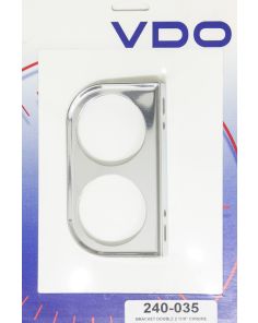 Chrome Two Hole 2-1/16in Mount Bracket VDO 240-035