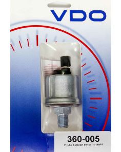Oil Press.Sender 0-80psi  VDO 360-005