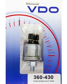 Sender Unit Press 150psi 1/8-27npt VDO 360-430