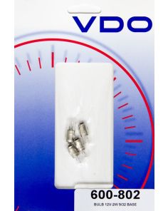 Light Bulb 9/32 12v 2w (4 Pack) VDO 600-802