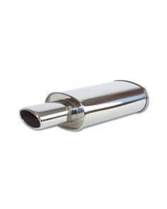 STREETPOWER Oval Muffler w/ 4.5in x 3in Oval Ang VIBRANT PERFORMANCE 1045