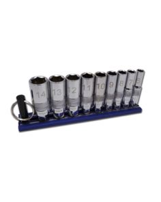 VIM TOOLS DDM400D Deep Dual Drive Metric  Chrome Sockets Set