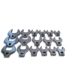 17 Piece Metric 1/2"Drive Crowfoot Set V8  INC 7917