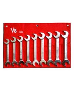 9 Piece Metric Jumbo Angle Wrench Set V8  INC 819