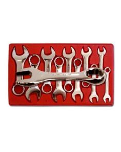 10 Piece Metric Stubby Combination Wrench Set V8  INC 8910
