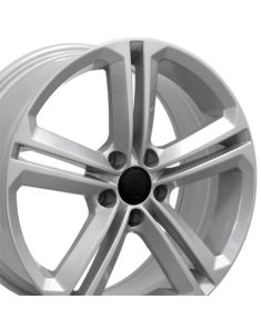 18" Replica Wheel VW18 Fits Volkswagen Jetta Rim 18x8 Silver Wheel