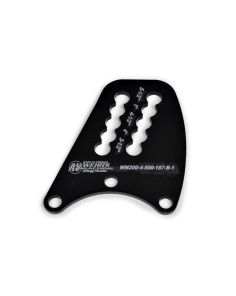 Top Link Plate Q/C Rear- End Dbl Slot 1/2in Holes WEHRS MACHINE WM200-4-500-187-B-1