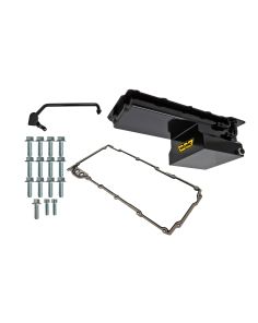 7qt Oil Pan Kit GM LS Black Finish WEIAND 5028WND