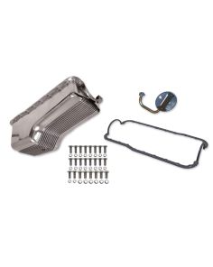 4qt Alm Finned Oil Pan Kit SBF 289/302 Polished WEIAND 6524FWND