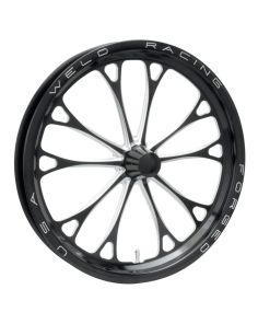 V-Series Frnt Drag Wheel Black 17x2.25 Anglia Mnt WELD RACING 84B-17000