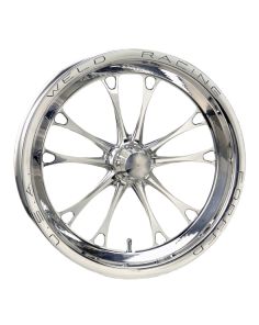 V-Series Frnt Drag Wheel 1-PC 17x2.25 Polished WELD RACING 84P-17000