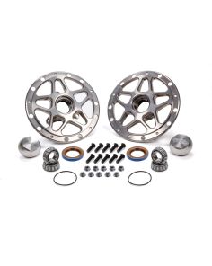 Forged Alum Direct Mount Front Hub Kit Silver WINTERS 3980C