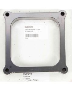 Carburetor Spacer - 4500 1in Open L/W WILSON MANIFOLDS 20010