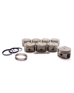 SBC Domed Piston Set 4.030 Bore +8cc WISECO-PRO TRU PTS502A3
