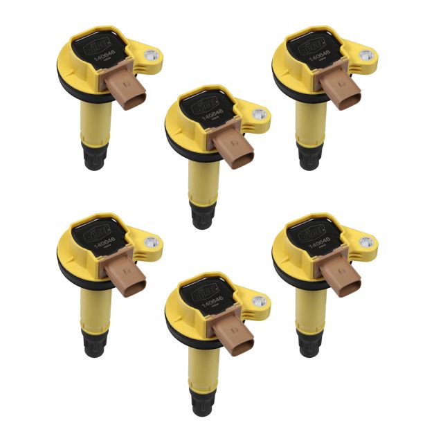 Coil - Ford 3.5L V6 EcoBoost 6pk - Yellow ACCEL 140646-6