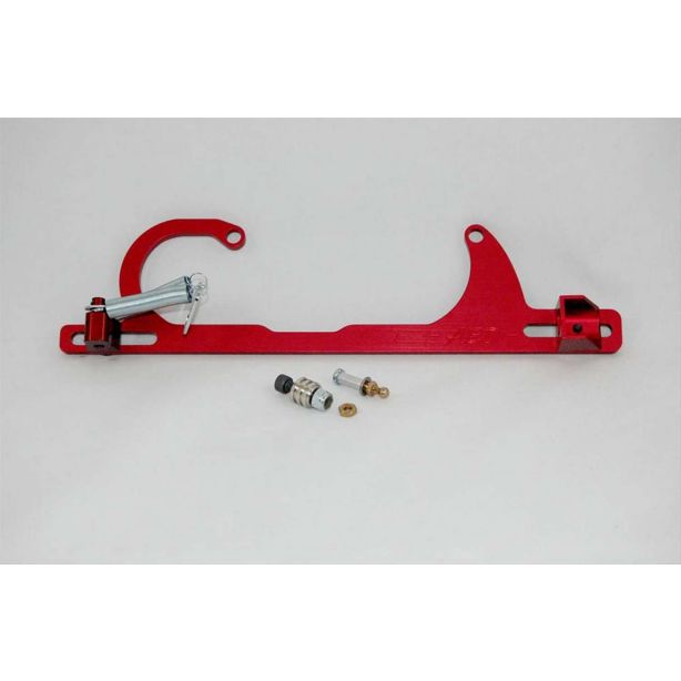 Chevy Throttle & Spring Bracket - Red ADVANCED ENGINE DESIGN 6700R