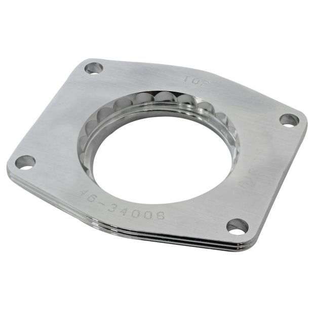 Silver Bullet Throttle B ody Spacer Kit GM Silver AFE POWER 46-34008