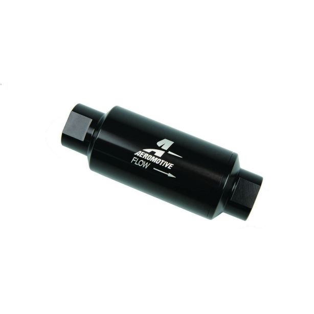 Inline Fuel Filter - 10 Micron- Black AEROMOTIVE 12321