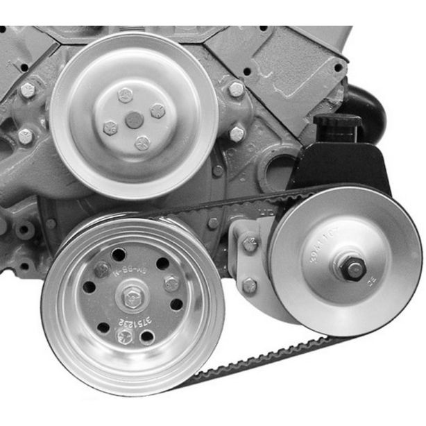 Power Steering Pump Mt. SBC Long/Short Pump ALAN GROVE COMPONENTS 400L